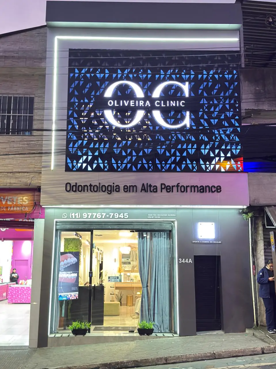 Fachada da Clínica — Oliveira Clinic